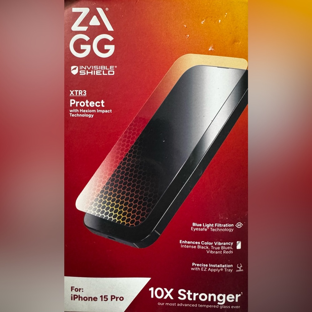 ZAGG InvisibleShield XTR3 for iPhone 15 Pro